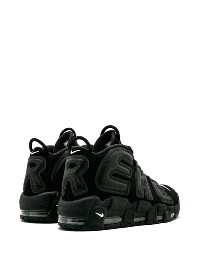 Shop Nike X Supreme Air More Uptempo "suptempo Black" Sneakers