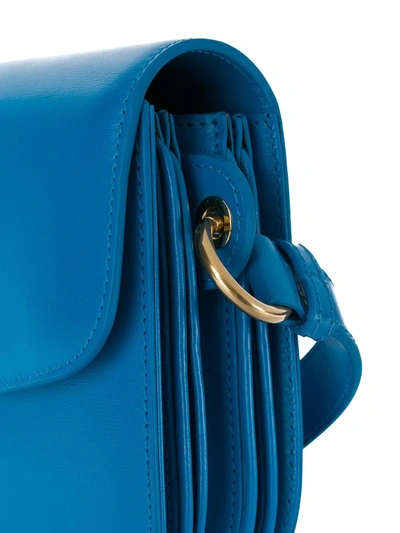 Shop Calvin Klein 205w39nyc Accordion Shoulder Bag In Blue