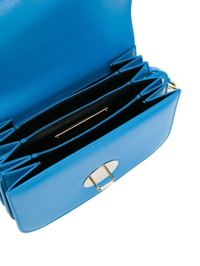 Shop Calvin Klein 205w39nyc Accordion Shoulder Bag In Blue