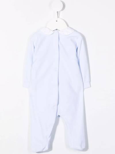 Siola Diamond Knit Pattern Pyjamas In 蓝色