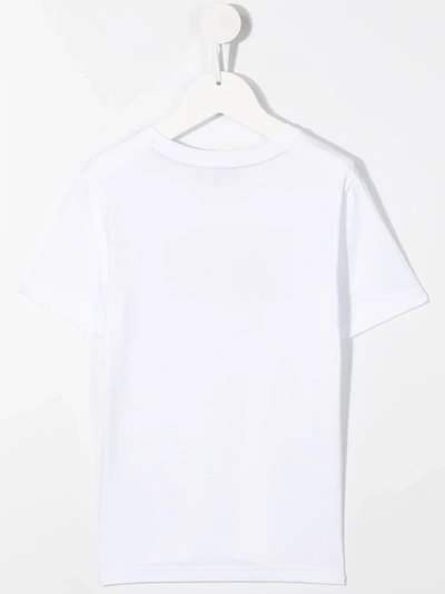 Shop Dkny Logo Print T-shirt In White