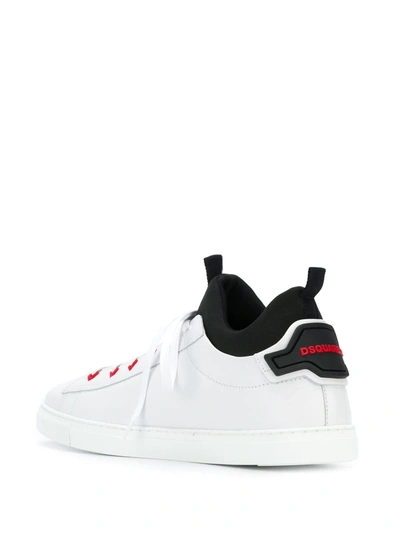 Shop Dsquared2 Sock Insert Sneakers In White