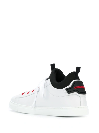 Dsquared2 Inner Sock White Sneakers In White