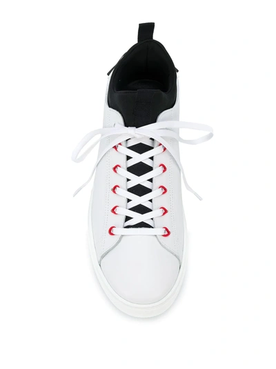 Dsquared2 Inner Sock White Sneakers In White