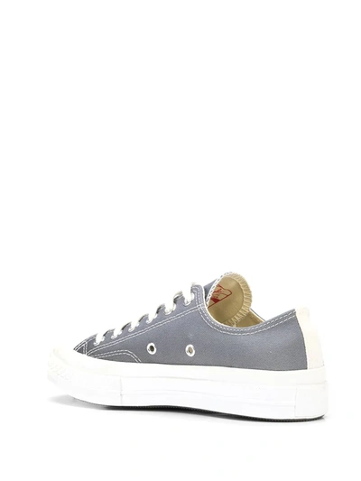 Shop Comme Des Garçons Play X Converse Chuck Taylor '70 Low-top Sneakers In Grey