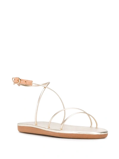 Shop Ancient Greek Sandals Angel Slingback Sandals In Metallic