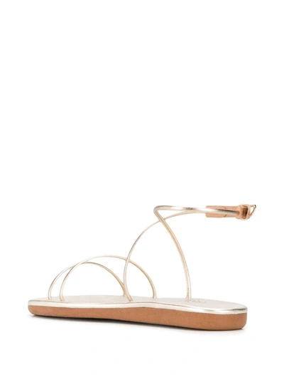 Shop Ancient Greek Sandals Angel Slingback Sandals In Metallic