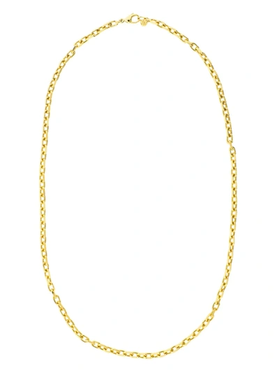 Shop Buddha Mama 20kt Yellow Gold Diamond-cut Cable Chain