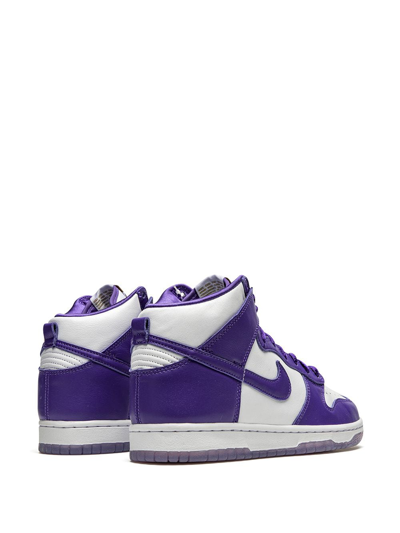 Nike Dunk High Sneakers In White