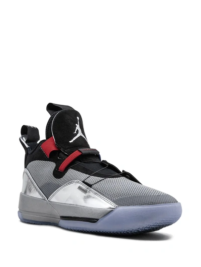 Shop Jordan Air  33 "all Star" Sneakers In Silver