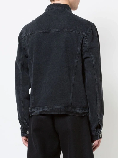 424 Trucker Denim Jacket In Black