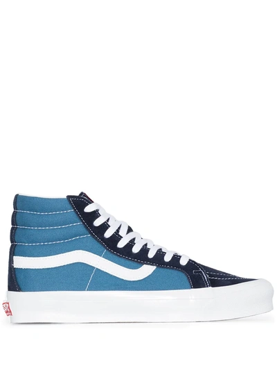 Shop Vans Ua Og Sk8-hi Lx Sneakers In Blue