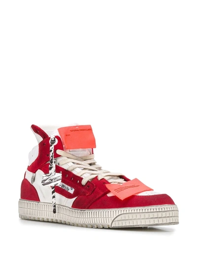 Shop Off-white Off Court High-top Sneakers In Red