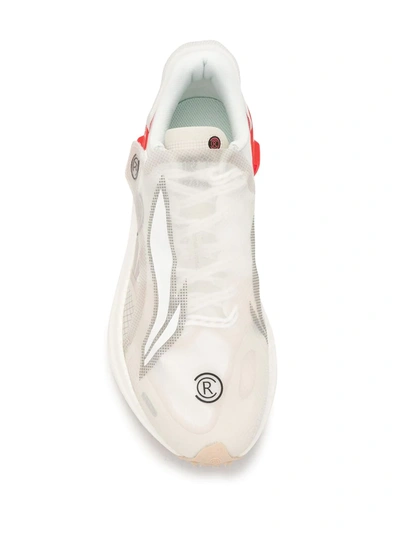 Li-ning Panelled Slip-on Sneakers In White