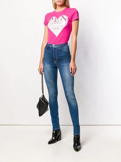 Shop Philipp Plein Classic Skinny Jeans In Blue