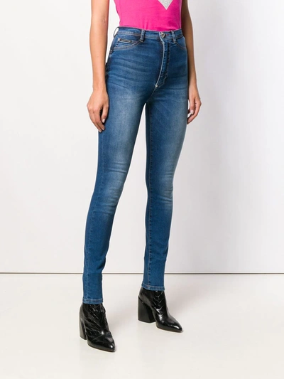 Philipp Plein Classic Skinny Jeans In Blue