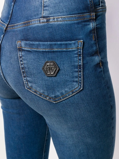 Philipp Plein Classic Skinny Jeans In Blue