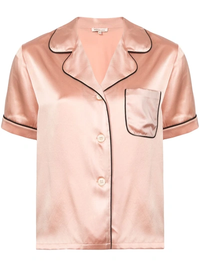 Shop Morgan Lane Fiona Two-piece Pyjama Set In Pink