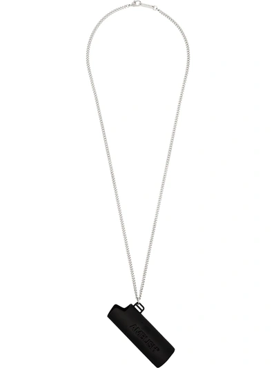 Shop Ambush Lighter Pendant Necklace In Black
