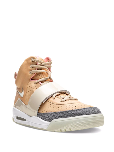 Shop Nike Air Yeezy High-top Sneakers In Nude