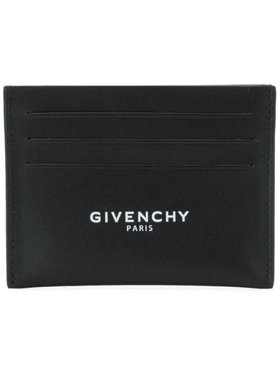 Shop Givenchy Logo-print Card Holder In Black