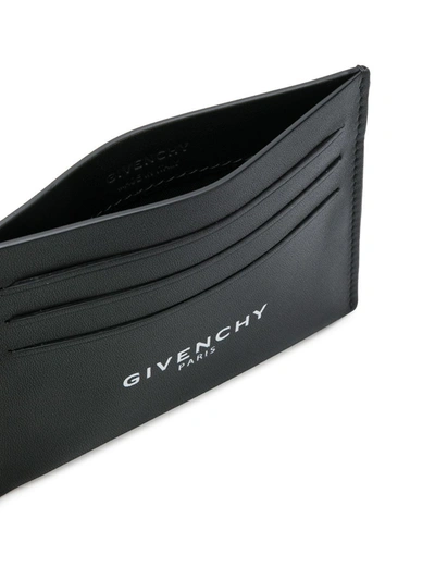 Shop Givenchy Logo-print Card Holder In Black