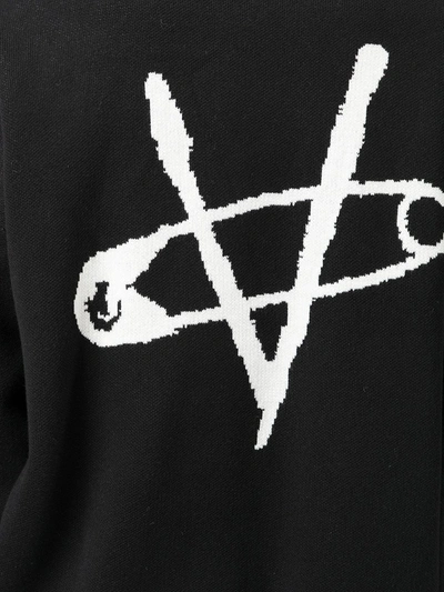 Shop Five Cm Graphic-print Sweatshirt In Black