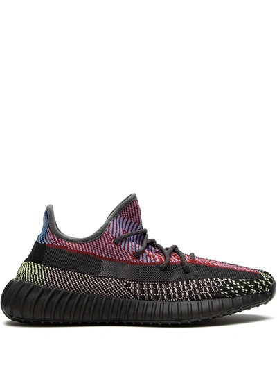 Shop Adidas Originals Yeezy Boost 350 V2 "yecheil-reflective" Sneakers In Black