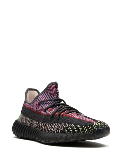 Shop Adidas Originals Yeezy Boost 350 V2 "yecheil-reflective" Sneakers In Black