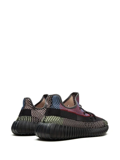 Shop Adidas Originals Yeezy Boost 350 V2 "yecheil-reflective" Sneakers In Black