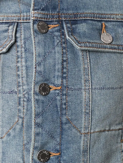 Zadig & Voltaire Kioky Band Of Sisters Denim Jacket In Blue