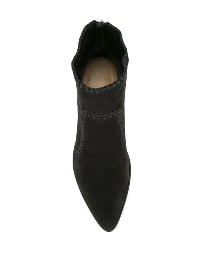Shop Alexandre Birman Chunky Heel Boots In Black