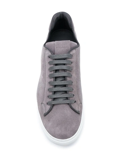 Shop Scarosso Ugo Low-top Sneakers In Grey