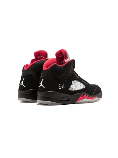 Shop Jordan X Supreme Air  5 Retro Sneakers In Black