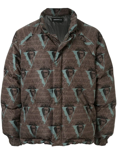Shop Undercover X Valentino Padded Jacket In Green