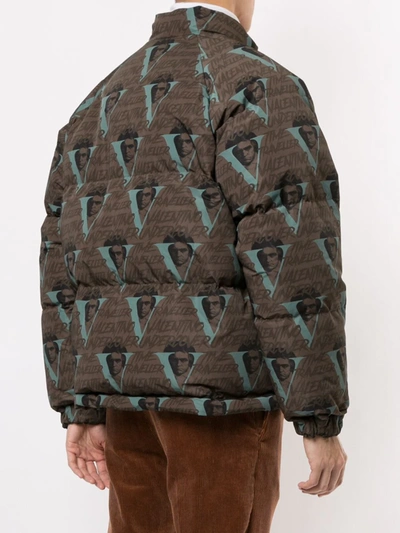 Shop Undercover X Valentino Padded Jacket In Green