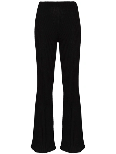 Baserange Macau High-waist Track Trousers In Black | ModeSens
