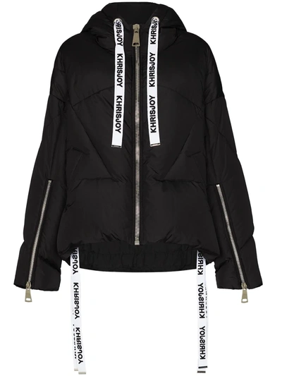 Shop Khrisjoy Kris Puffer Jacket In Black