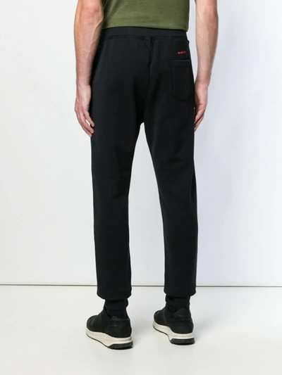 Shop Dsquared2 Tapered Track Pants In Black