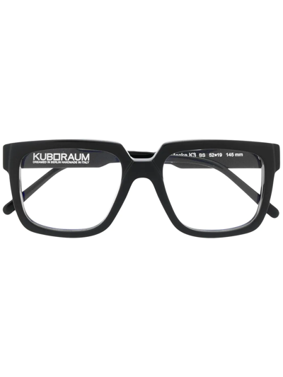 Shop Kuboraum Mask Ek3 Glasses In Black