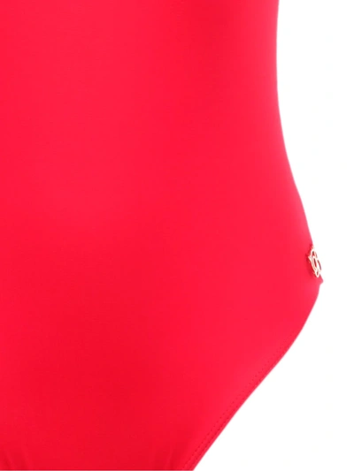 Brigitte Backless Swimsuit In Red