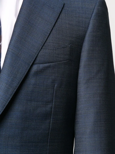 Canali Two-piece Wool Suit In Blue