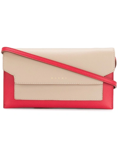 Shop Marni Trunk Bag In Neutrals