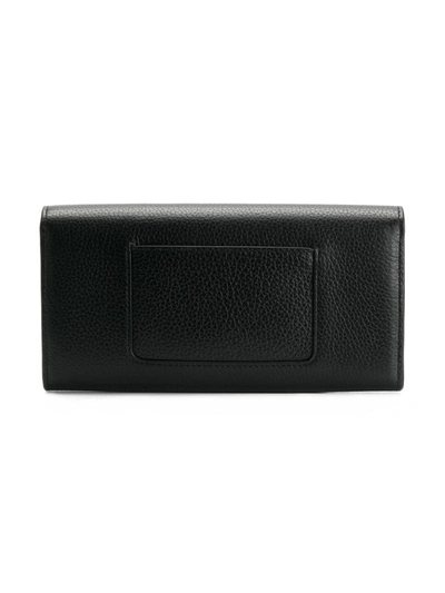 Mulberry Twist-lock Wallet In Black