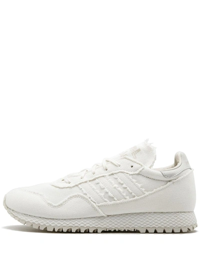 Shop Adidas Originals X Daniel Arsham New York Sneakers In White