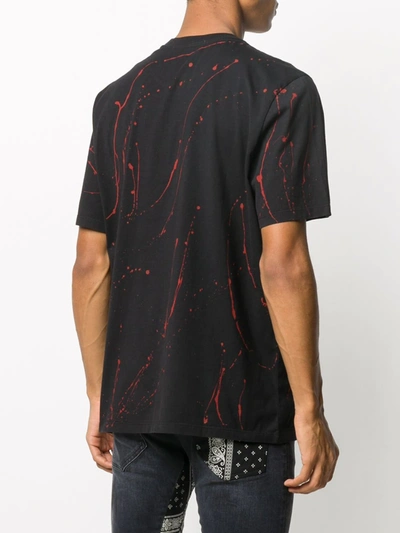 Msgm Photograph Print T-shirt In Black