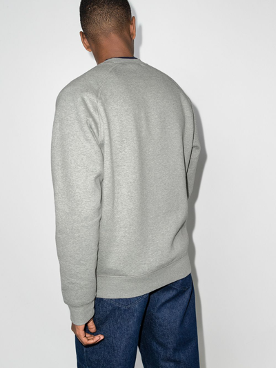 Carhartt Chase Crew-neck Sweatshirt In Gray
