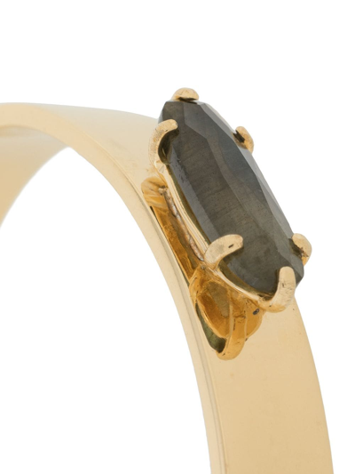 Shop Wouters & Hendrix Labradorite Cuff Bracelet In Gold