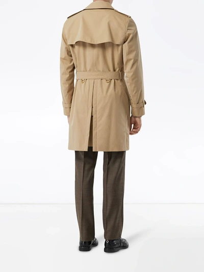 Burberry Kensington Heritage Long Trench Coat Clothing In Brown