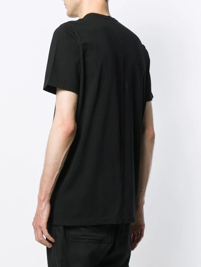 Shop Rick Owens Round Neck T-shirt In Black